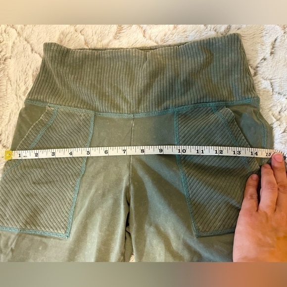 Aeries medium biker shorts. Like new grayish green color - Picture 9 of 10